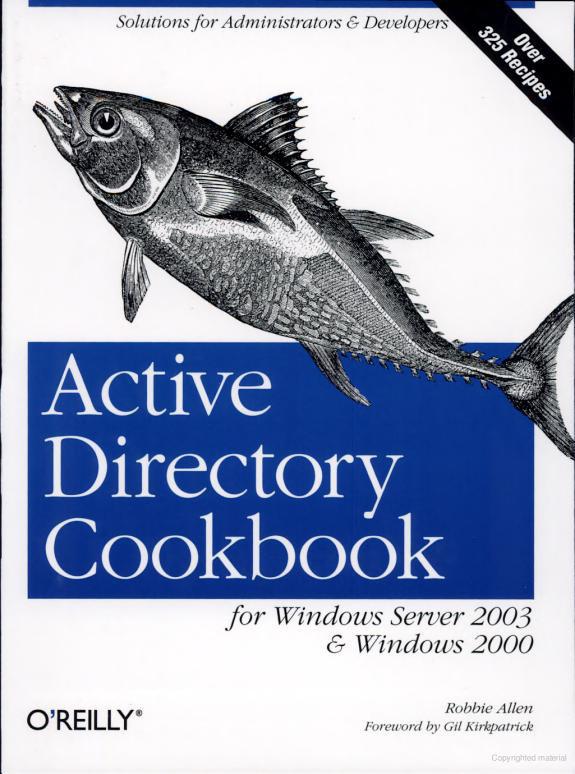 Active Directory Cookbook