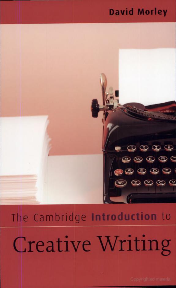 The Cambridge Introduction to Creative Writing