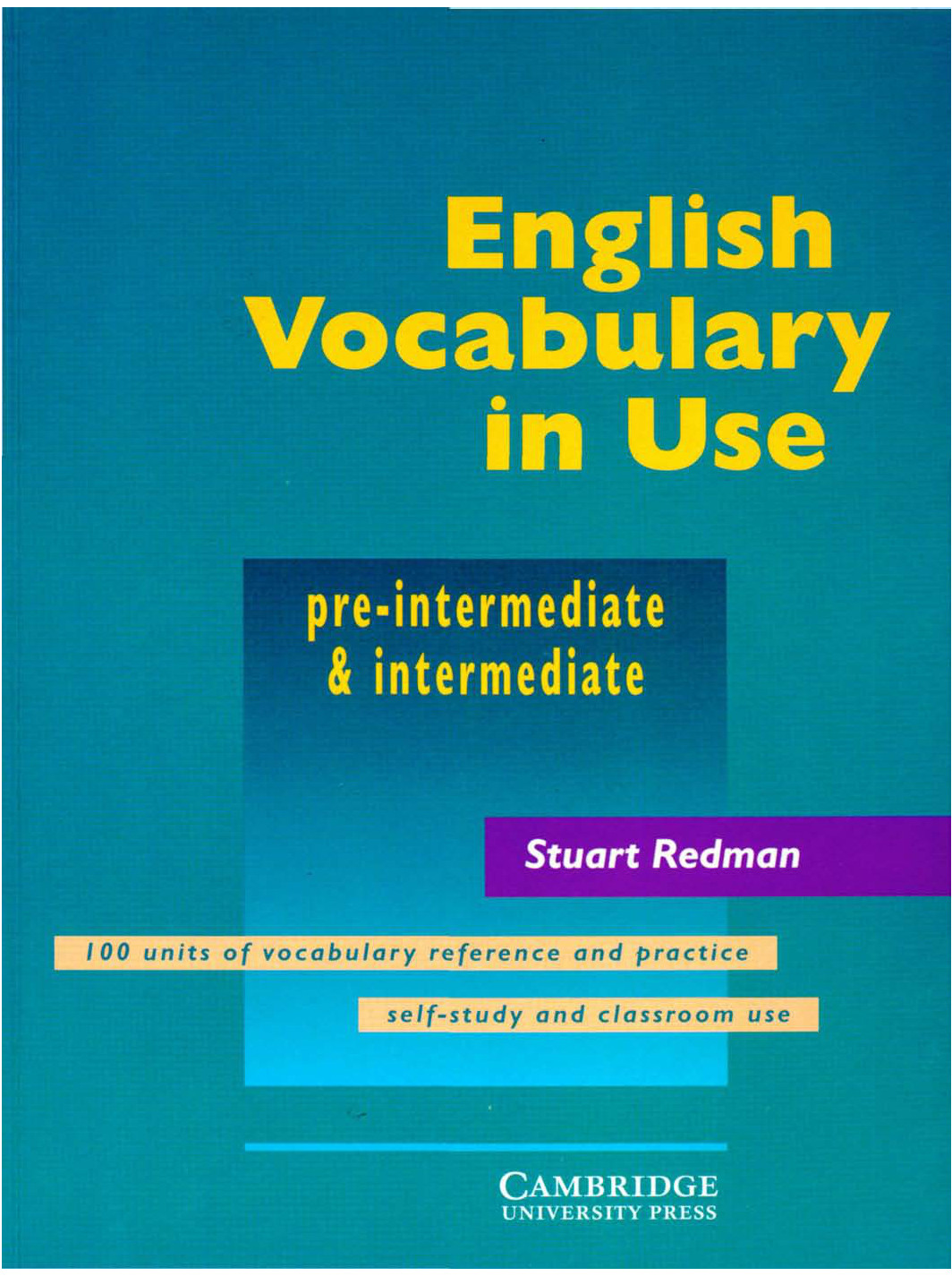 English Vocabulary in Use Pre-Intermediate and Intermediate Edition With Answers