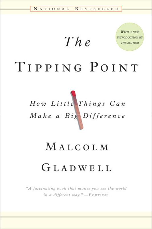 The tipping point: how little things can make a big difference