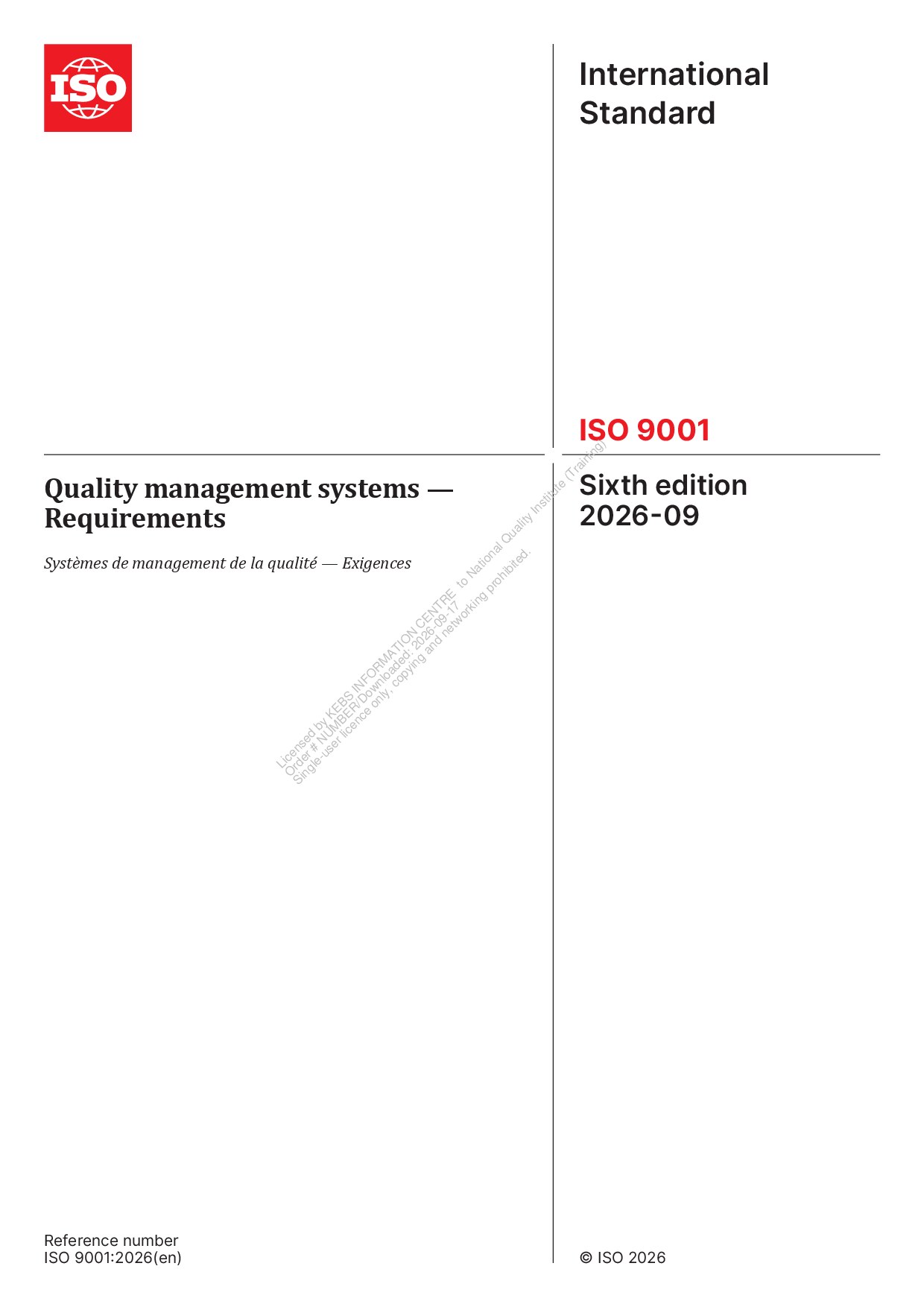 ISO 9001:2026