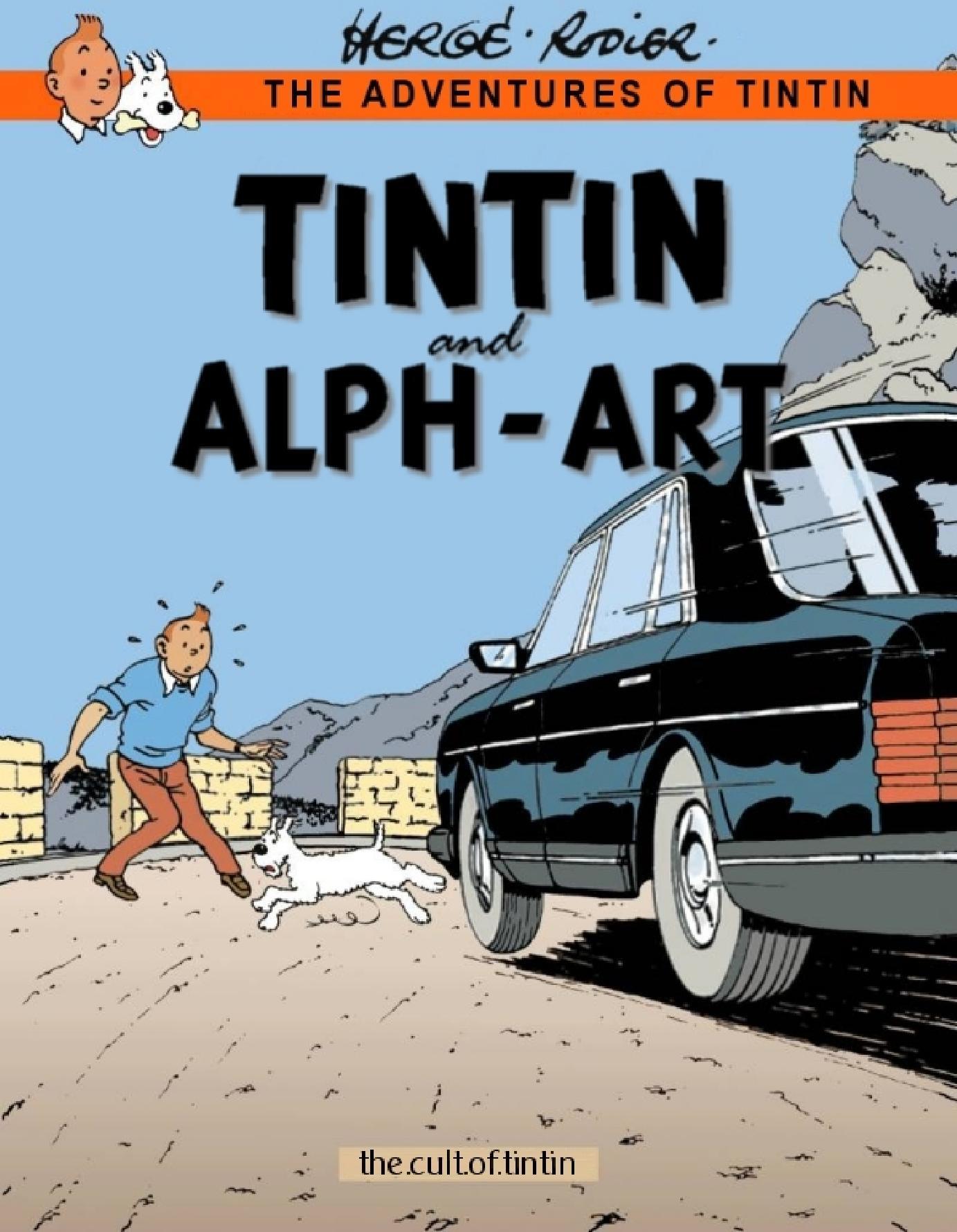 Tintin and alph-art